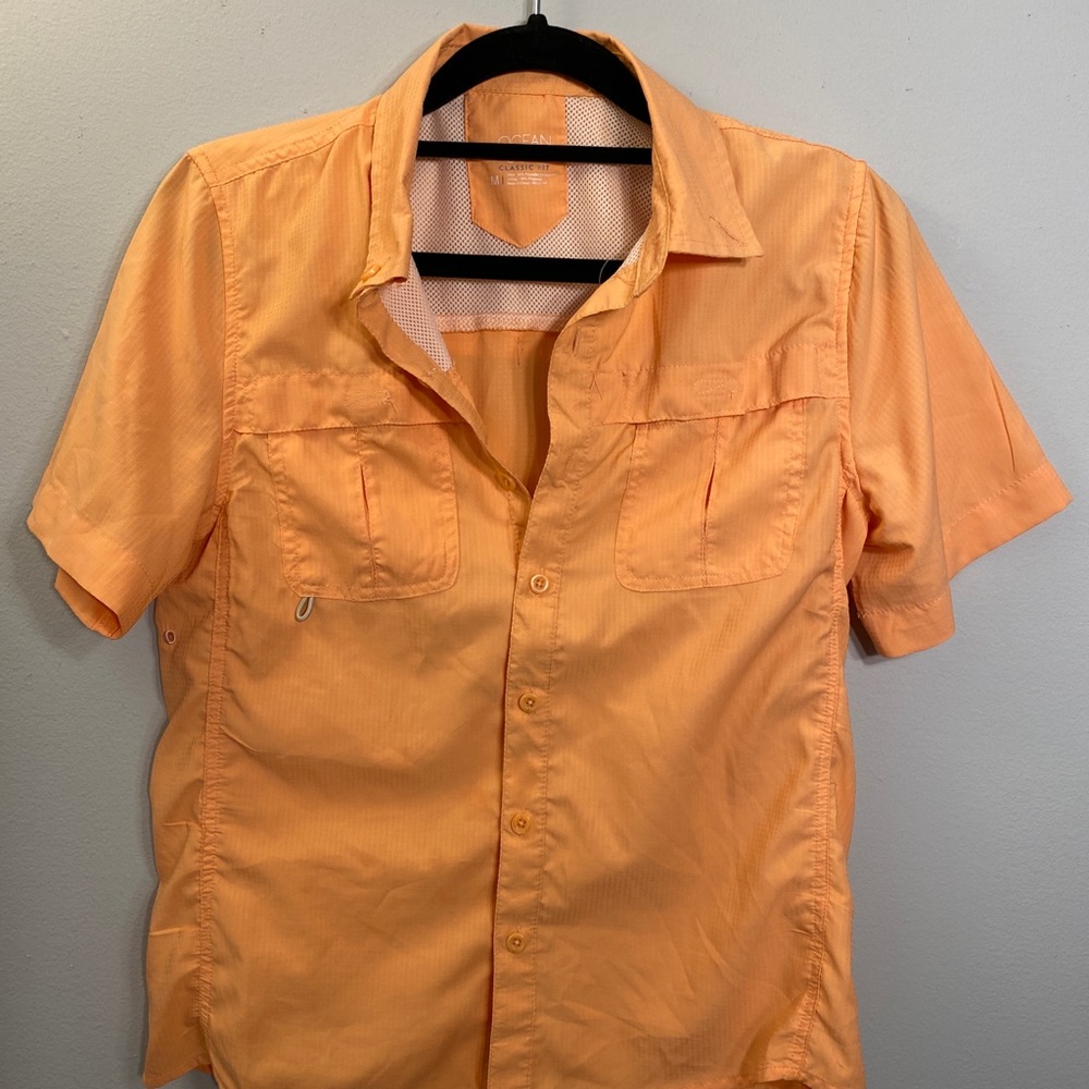 Boys Fishing Shirt | Ocean + Coast | Sz M